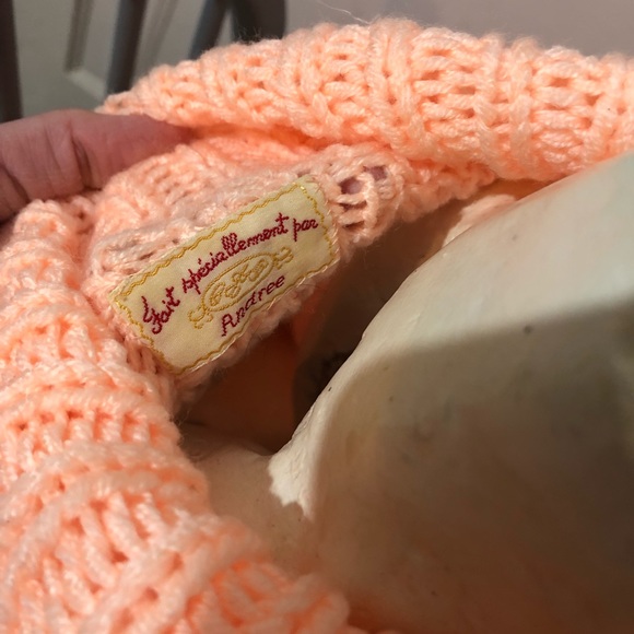 Peach 🍑 Sweater with scarf - Picture 7 of 7